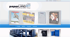 Desktop Screenshot of paperland.gr